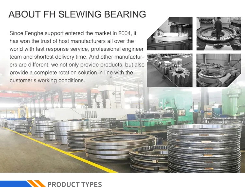 Engineering Machinery Rotating Device External Gear Slewing Ring Bearing Slewing Drive Manufacturer